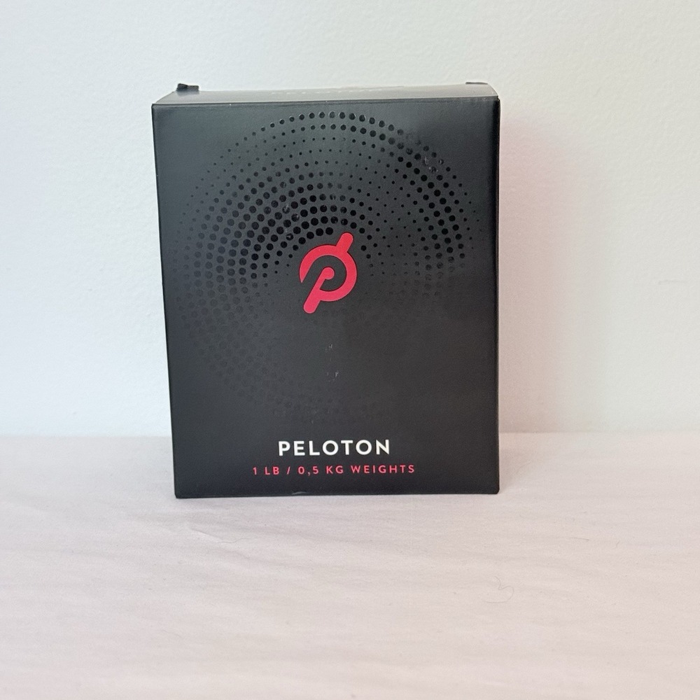 Peloton 1 LB Weights Set Ergonomic Dumbbells Non-Slip Grip New In Box